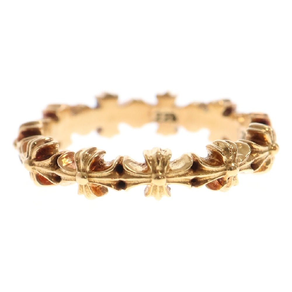 CHROME HEARTS(クロムハーツ) 22K TINY E CH PLS BAND タイニーECHプラスバンド ゴールドリング ゴールド 7号