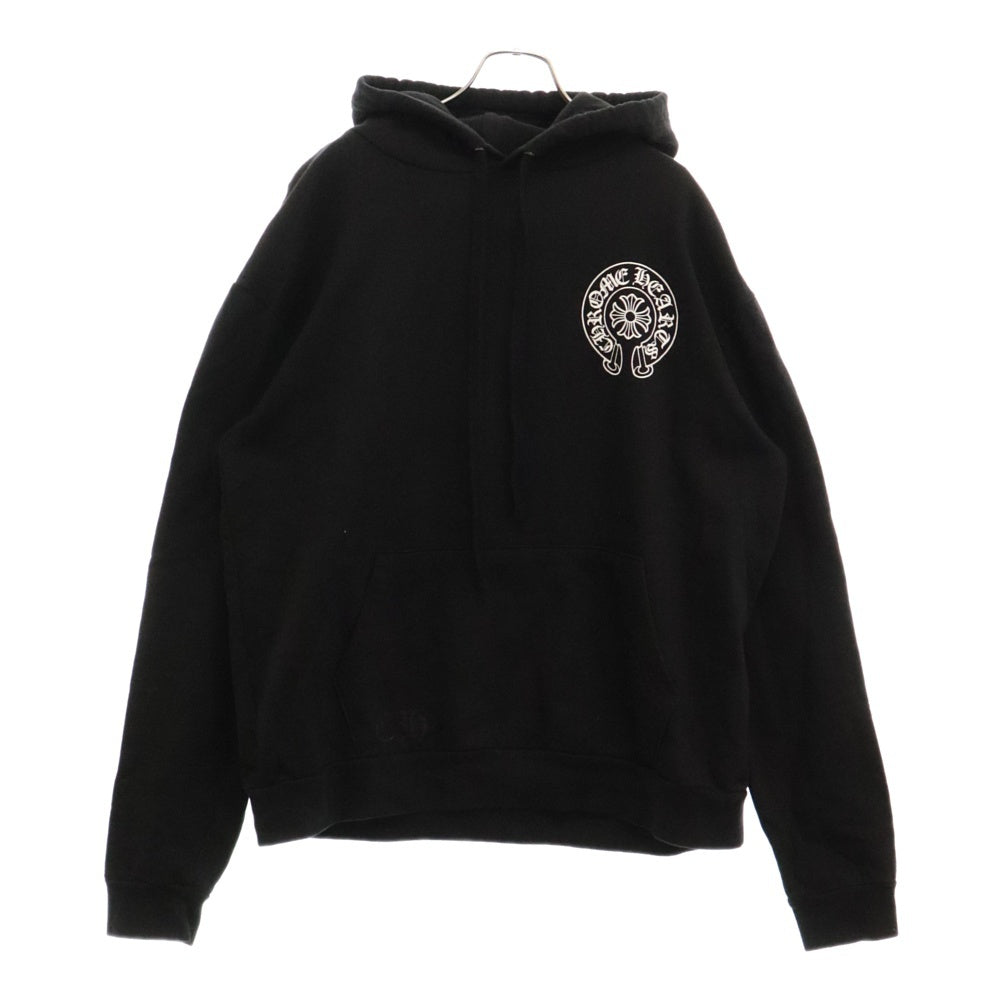 CHROME HEARTS(クロムハーツ) Malibu Horseshoe Pullover Hoodie マリブ限定 ホースシューフーディ プルオーバーパーカー ブラック