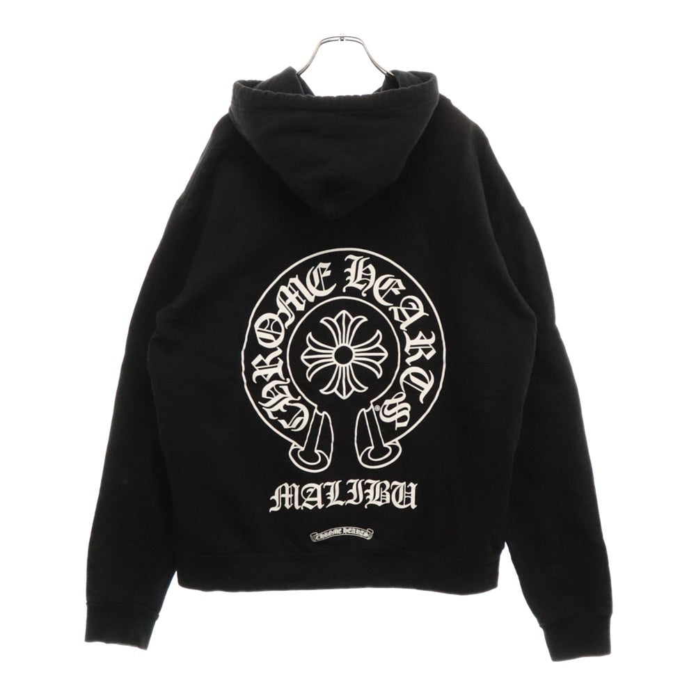 CHROME HEARTS(クロムハーツ) Malibu Horseshoe Pullover Hoodie マリブ限定 ホースシューフーディ プルオーバーパーカー ブラック