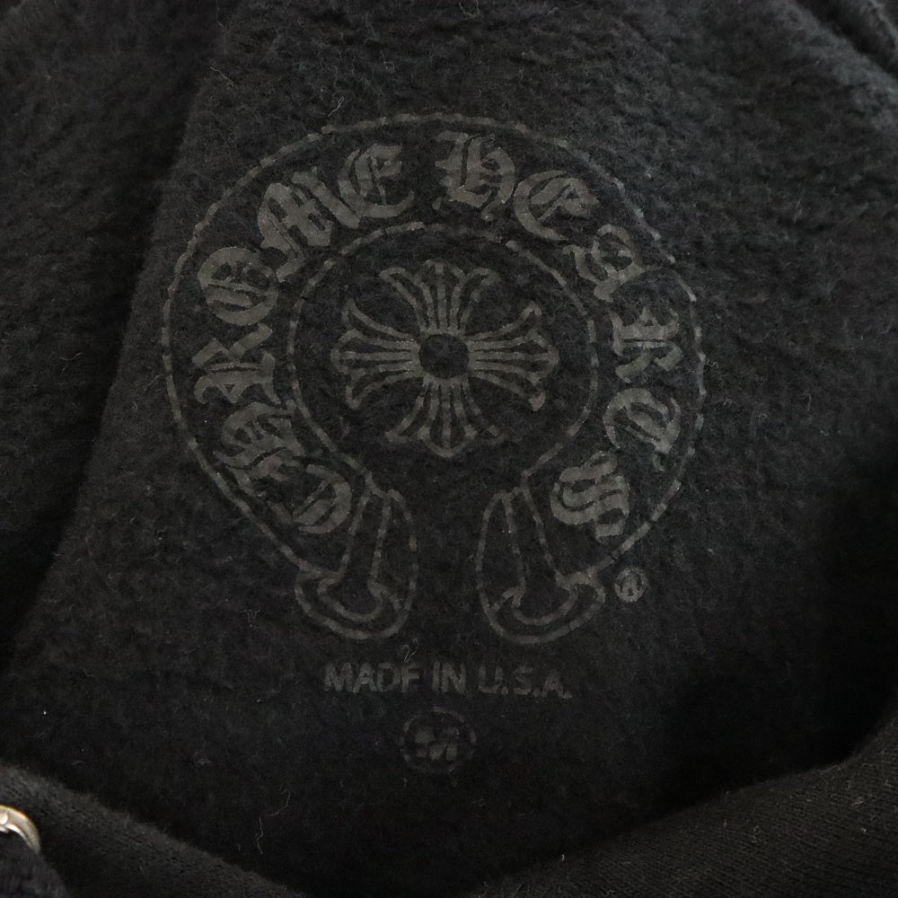 CHROME HEARTS(クロムハーツ) Malibu Horseshoe Pullover Hoodie マリブ限定 ホースシューフーディ プルオーバーパーカー ブラック
