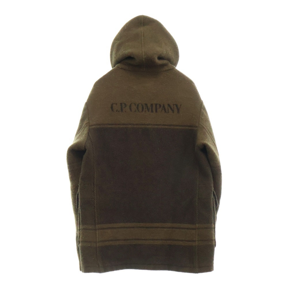 C.P. Company(シーピーカンパニー) ジャカードダッフルコート カーキ 15CMOW349A