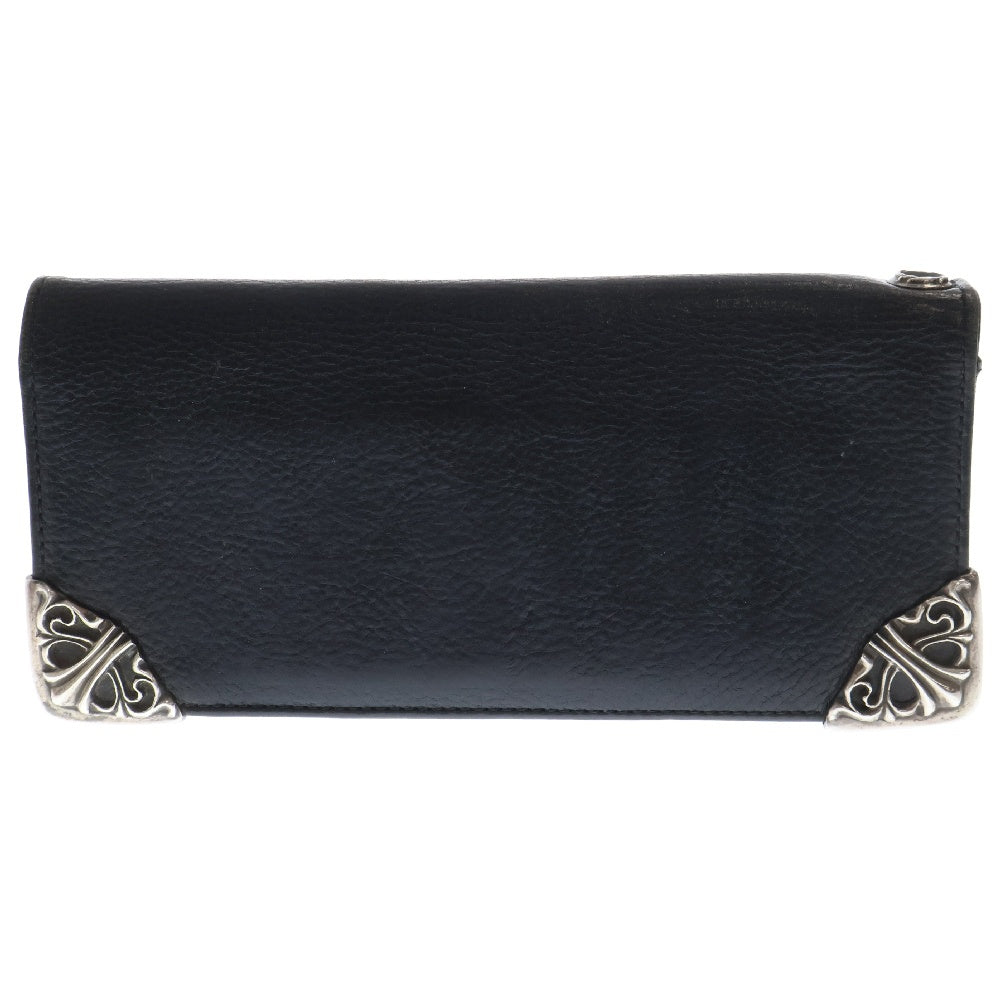 CHROME HEARTS(クロムハーツ) LNG SNGL FLD TIPS シングルフォールド レザーウォレット 長財布 ブラック