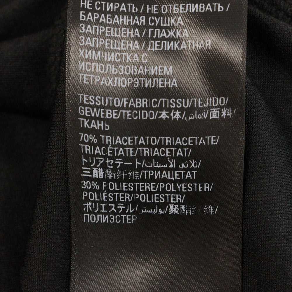 BALENCIAGA(バレンシアガ) 24AW VELVET HOODIE 720654 TK022 ベルベット プルオーバーパーカー レディース パーカー ブラック