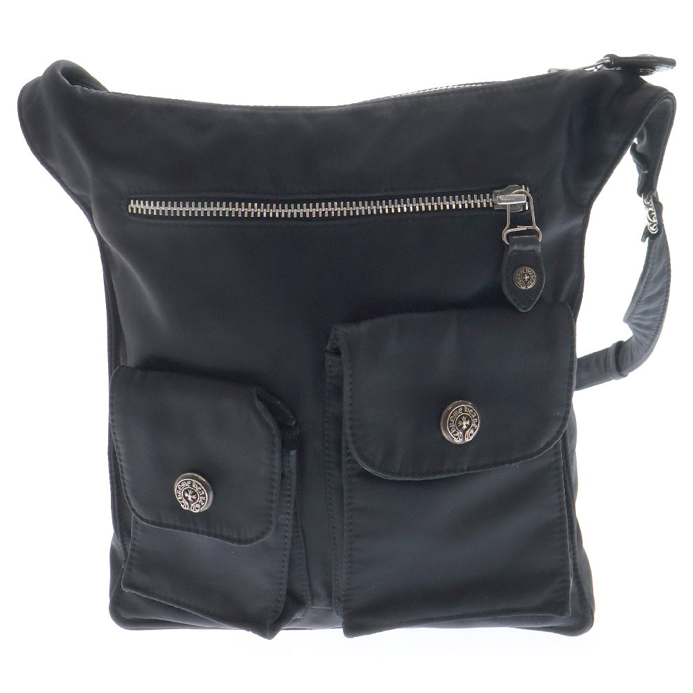 CHROME HEARTS(クロムハーツ) F-SLINGER Fスリンガー ホースシューフラップボタン ナイロンショルダーバッグ
