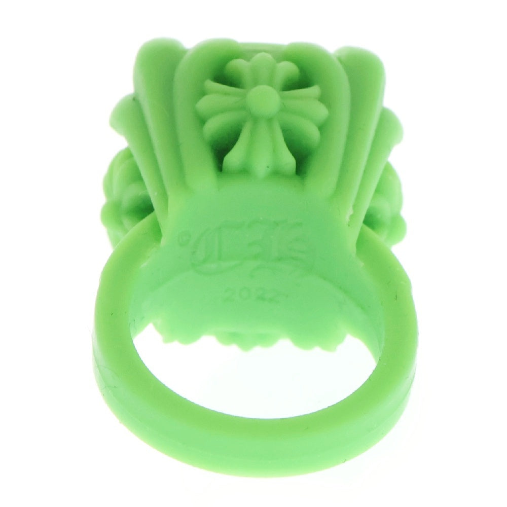 CHROME HEARTS(クロムハーツ) COCK&TAIL PLSTC RING シリコンラバー カクテルリング グリーン