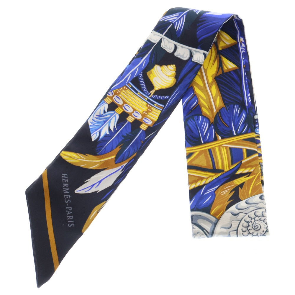HERMES(エルメス) 総柄シルクスカーフ マルチ レディース