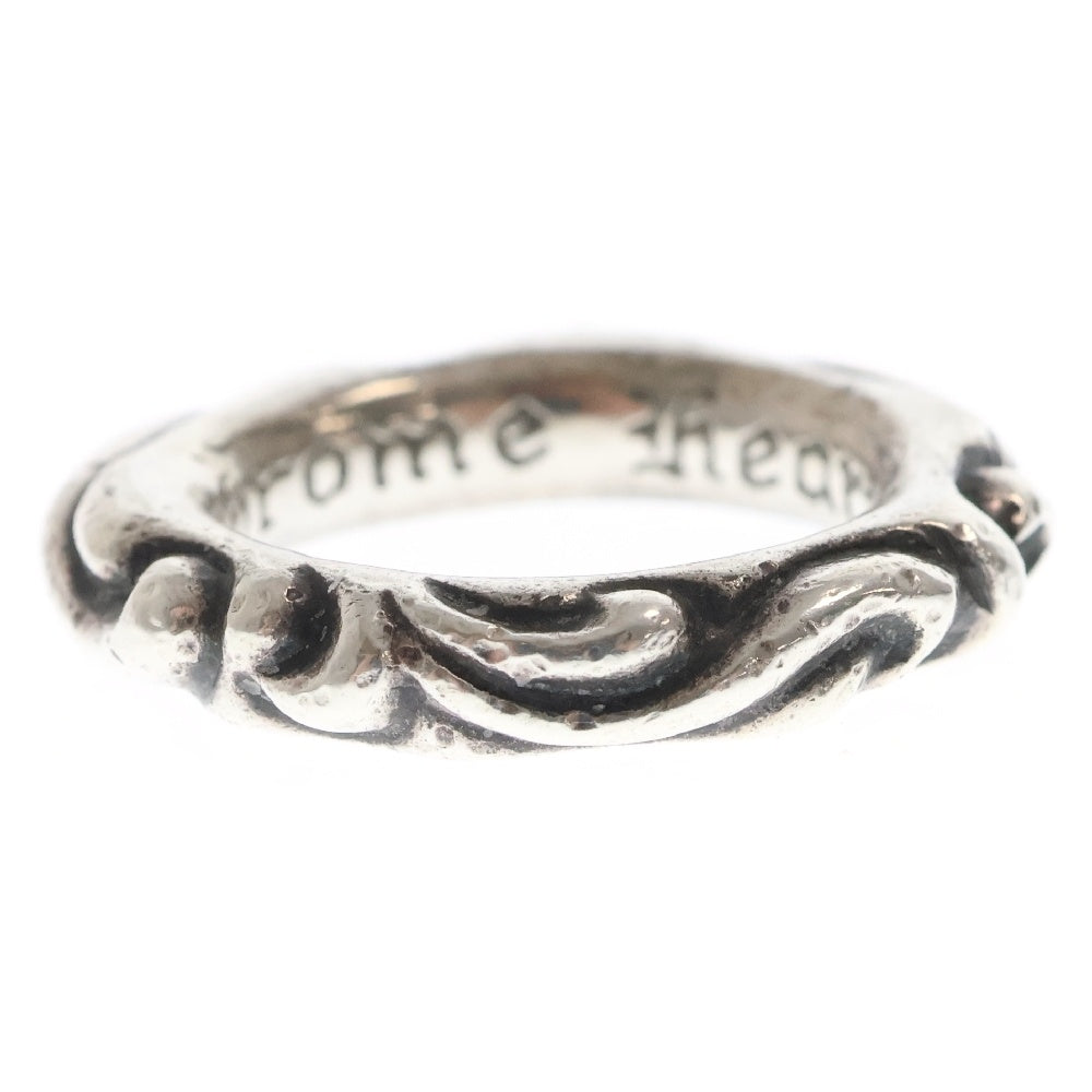 CHROME HEARTS(クロムハーツ) SCRL BAND スクロールバンド リング シルバー BCA351