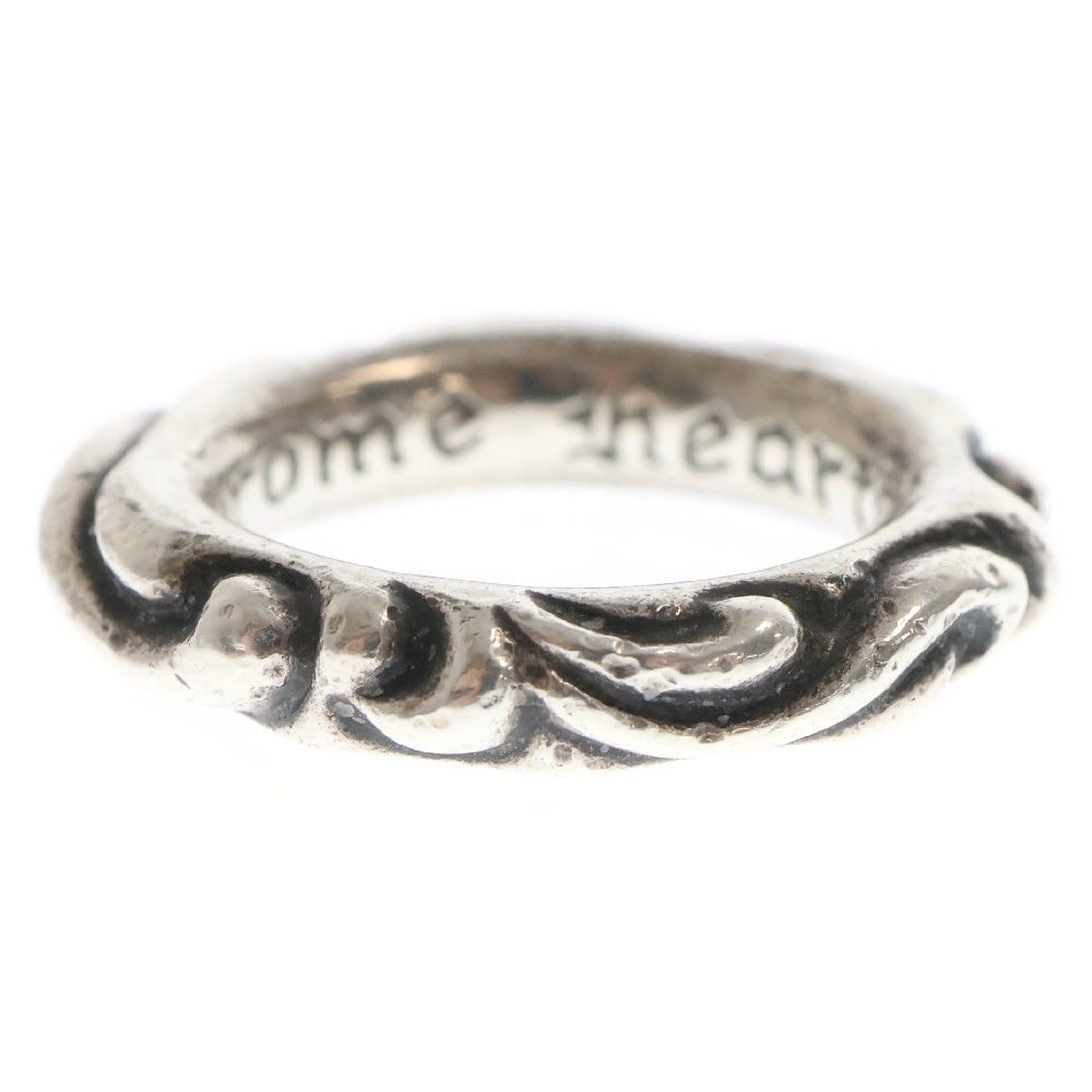CHROME HEARTS(クロムハーツ) SCRL BAND スクロールバンド リング シルバー BCA351