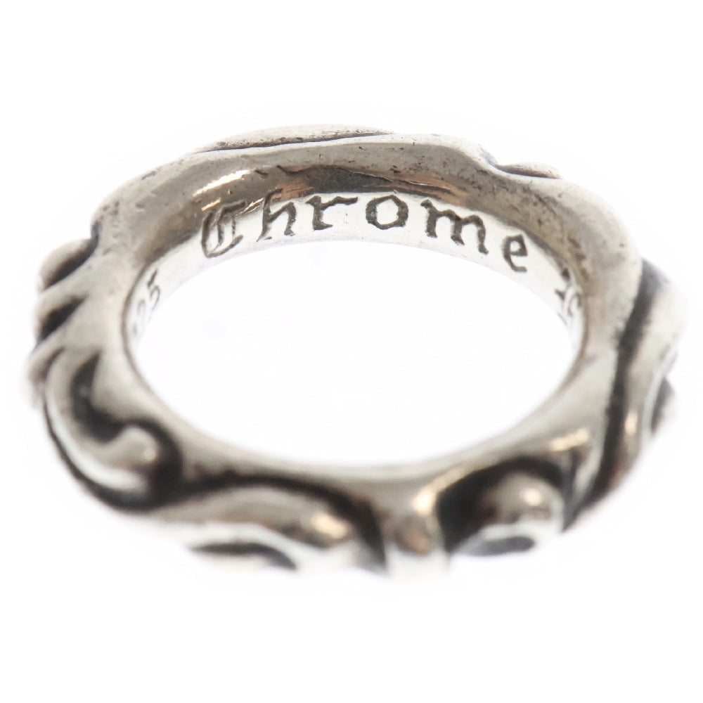 CHROME HEARTS(クロムハーツ) SCRL BAND スクロールバンド リング シルバー BCA351