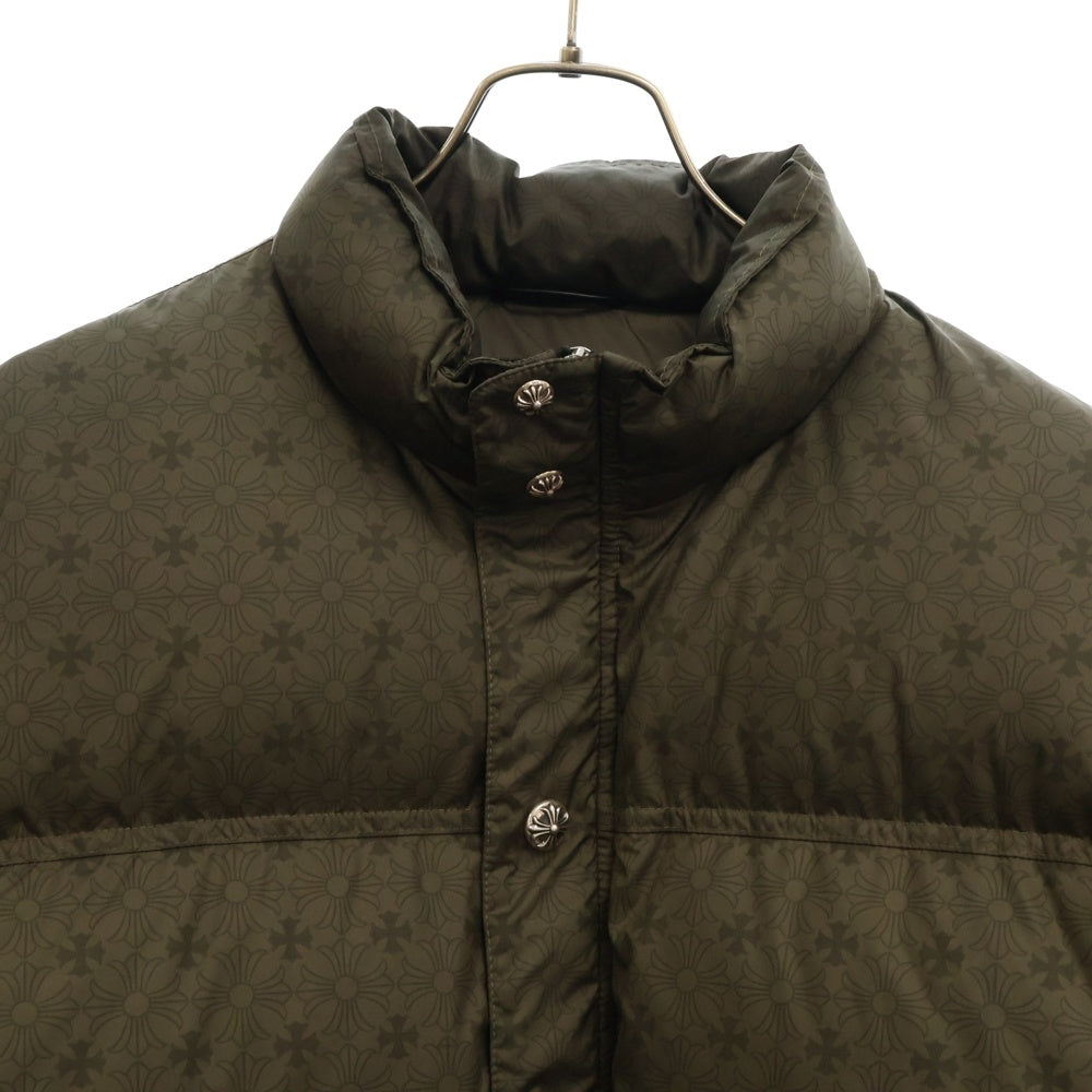 CHROME HEARTS(クロムハーツ) STIFF V2 FBRC スティッフ CHプラス総柄クロスボールボタンダウンジャケット カーキ