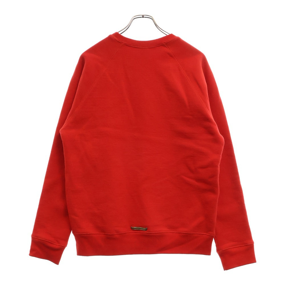 CHROME HEARTS(クロムハーツ) SAILIN ON CREW ラベル付き セメタリークロス クルーネックスウェットトレーナー レッド