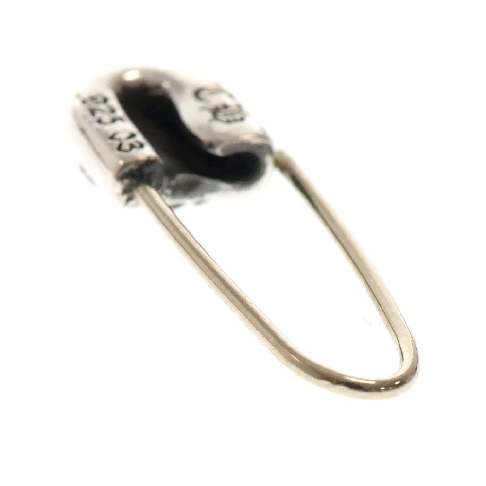 CHROME HEARTS(クロムハーツ) SAFETY PIN CH PLS EMRLD R セーフティーピン 1エメラルド ピアス シルバー
