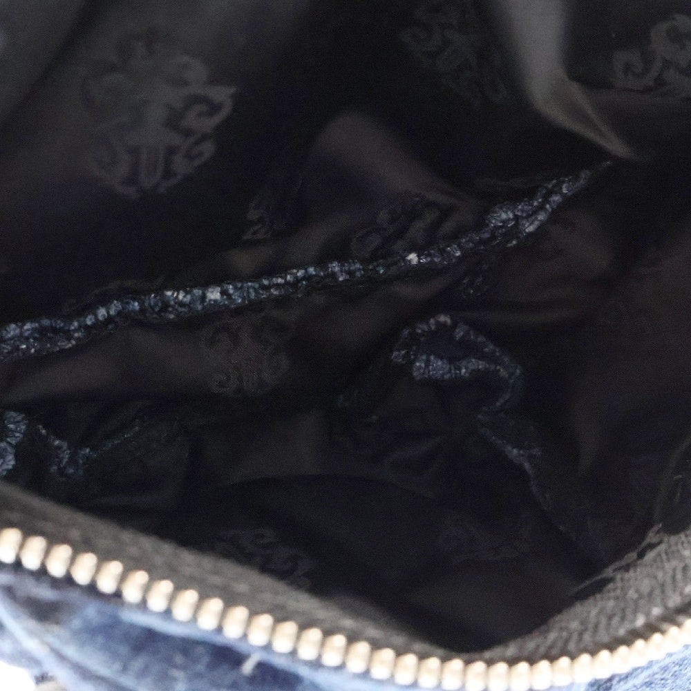 CHROME HEARTS(クロムハーツ) SNAT PACK mini スナットパックミニ ダガージップガンスリンガーベルトデニムウエストバッグ インディゴ