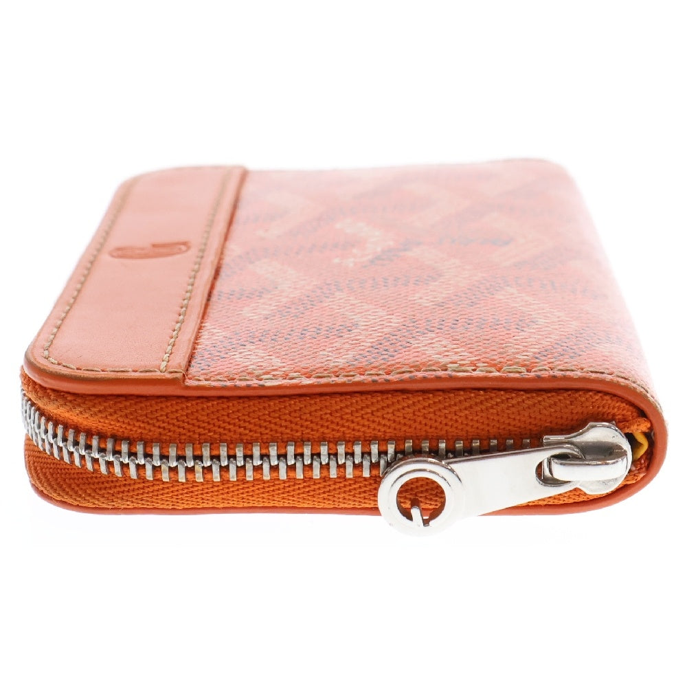 GOYARD(ゴヤール) Coin Card Case レザー コイン カードケース 財布 オレンジ