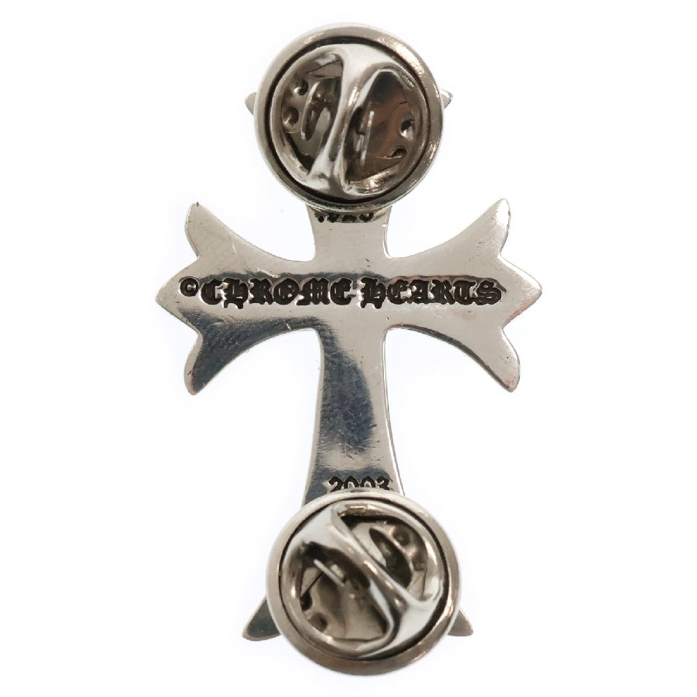CHROME HEARTS(クロムハーツ) PIN CROSS SMALL スティックピン スモールCHクロス ピンバッジ シルバー
