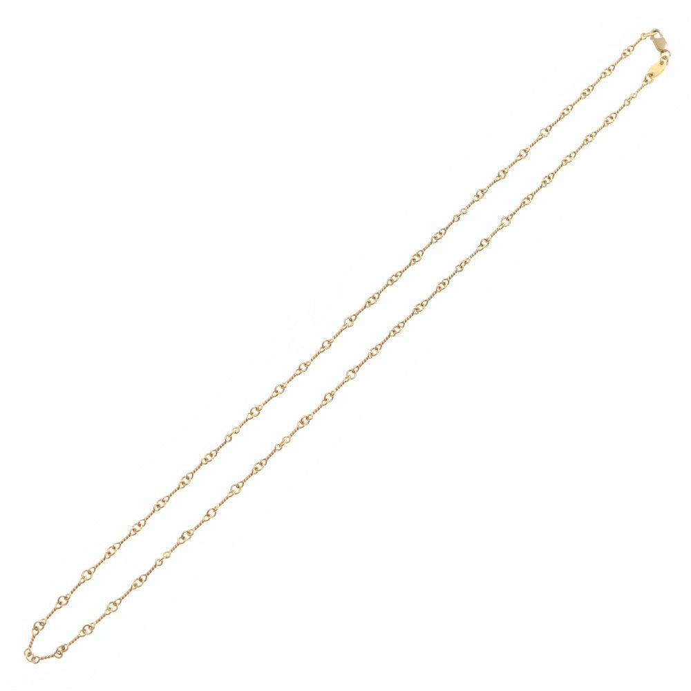 CHROME HEARTS(クロムハーツ) 22K NECKCHAIN T20 ツイストチェーンネックレス 20inch ゴールド BCA015