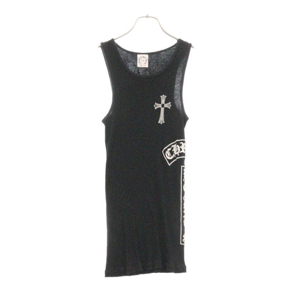 CHROME HEARTS(クロムハーツ) オールド サイドロゴ ファックユー タンクトップ ノースリーブ ブラック