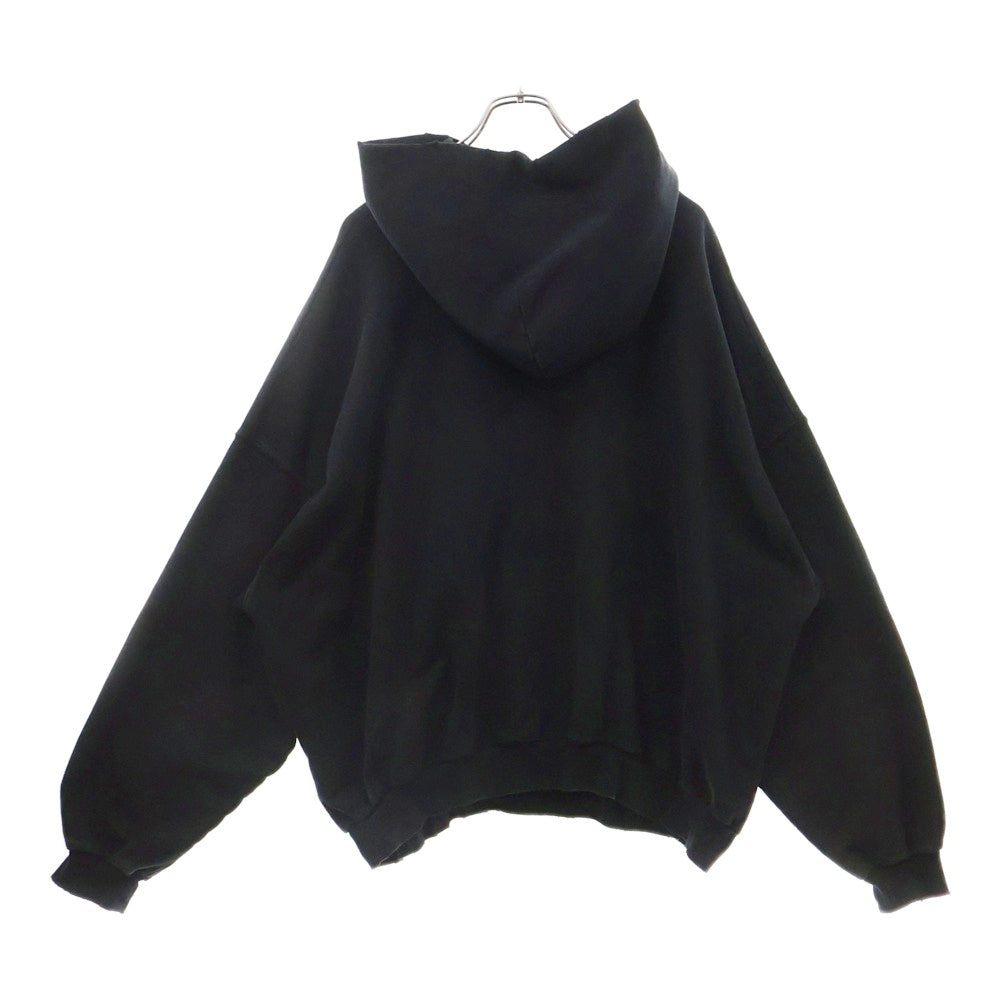 BALENCIAGA(バレンシアガ) 22SS Be different 刺繍プルオーバーパーカー 713677 TNVB4 ブラック