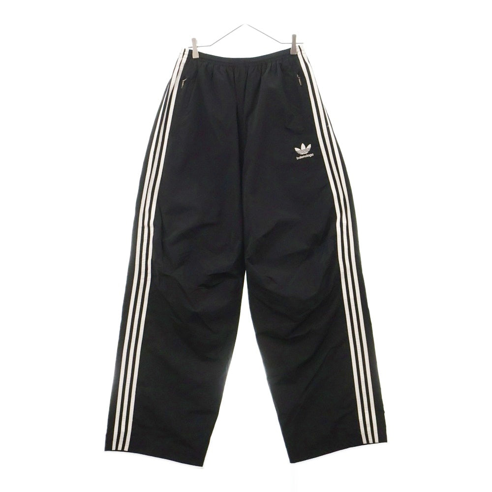 BALENCIAGA(バレンシアガ) 23SS× adidas Track Pants×アディダスコラボ  ワイド トラック パンツ  712283 ブラック/ホワイト
