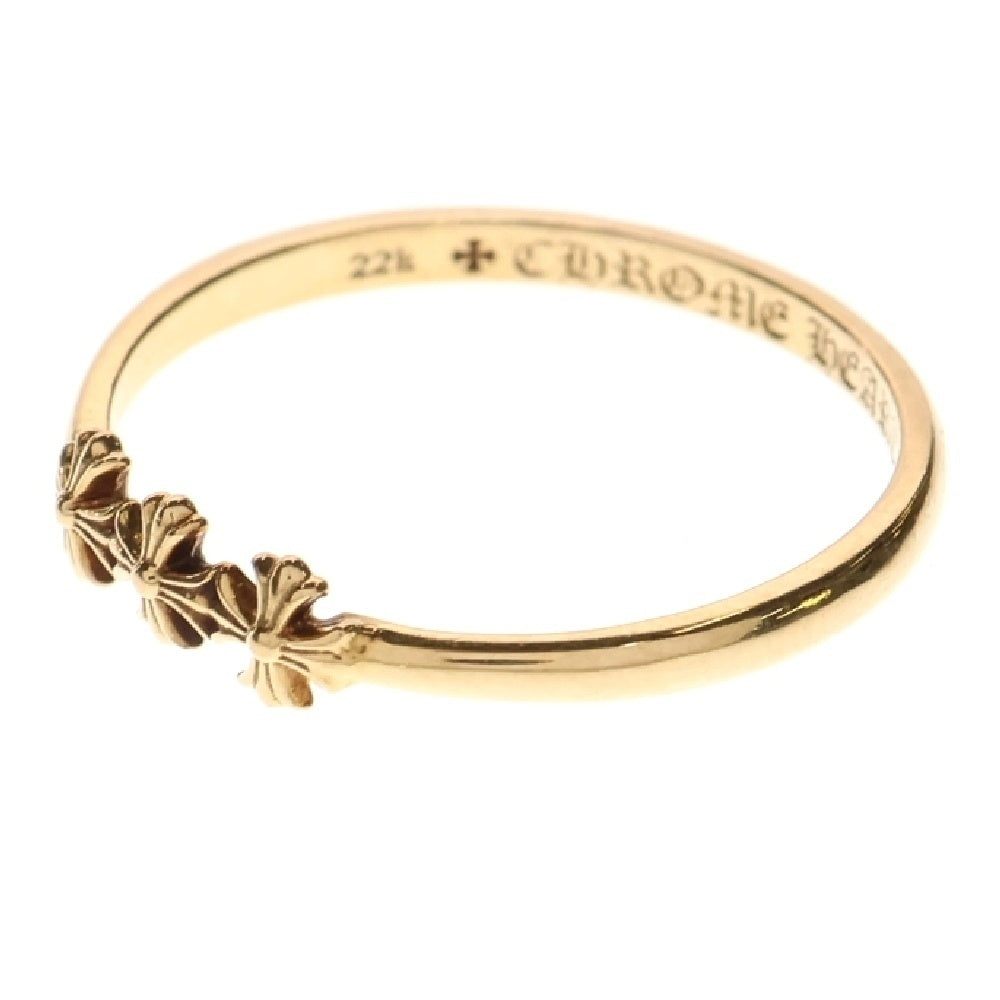 CHROME HEARTS(クロムハーツ) 22K BUBBLEGUM 3CH PLUS バブルガム3CHプラス ゴールドリング