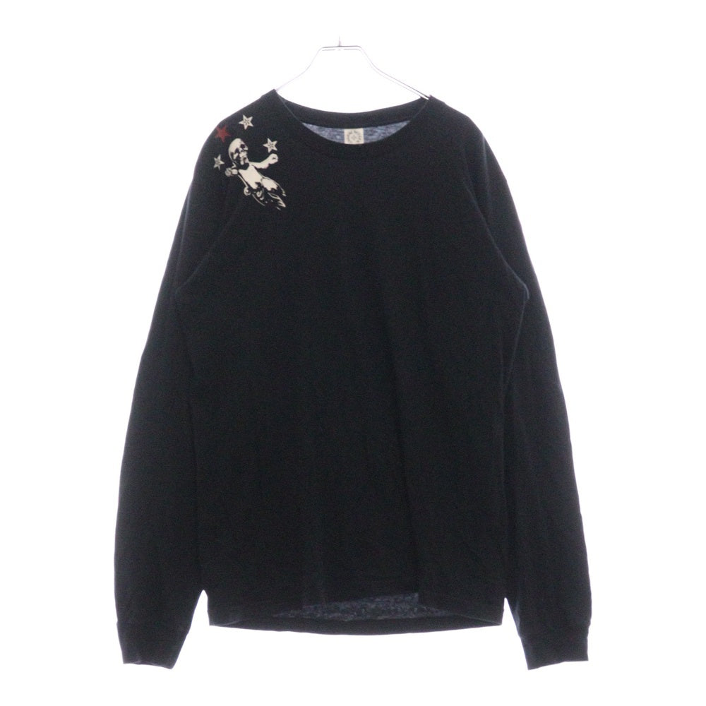 CHROME HEARTS(クロムハーツ) バック フォティプリント 長袖カットソー ブラック