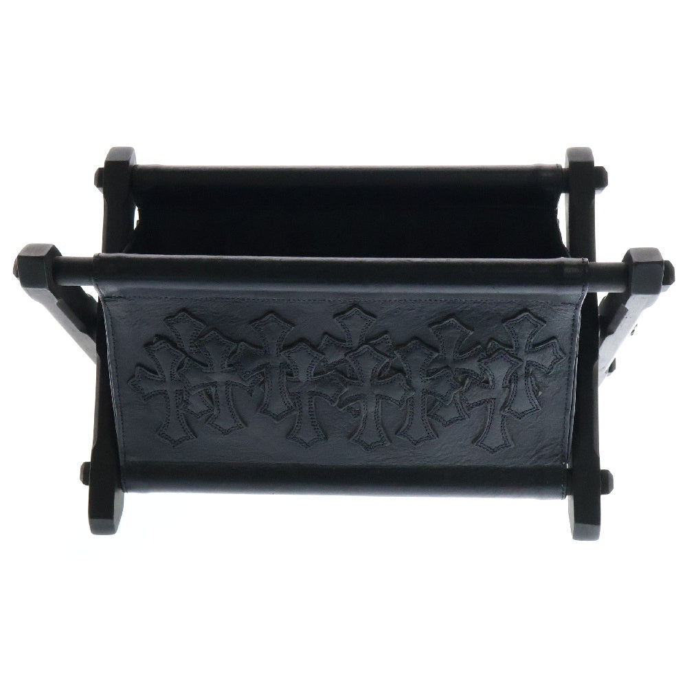 CHROME HEARTS(クロムハーツ) REMOTE CONTROLLER RACK リモコンラック セメタリーパッチエボニーレッグレザーリモコンラック ブラック