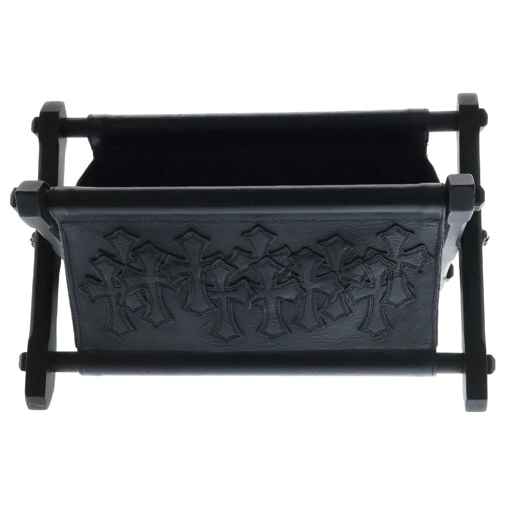 CHROME HEARTS(クロムハーツ) REMOTE CONTROLLER RACK リモコンラック セメタリーパッチエボニーレッグレザーリモコンラック ブラック