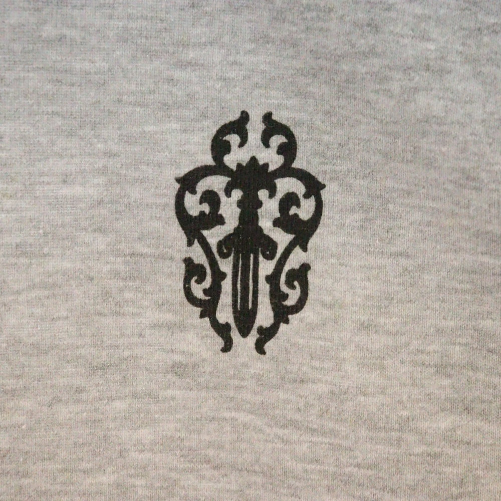 CHROME HEARTS(クロムハーツ) ラグランスリーブアームロゴ長袖カットソー グレー