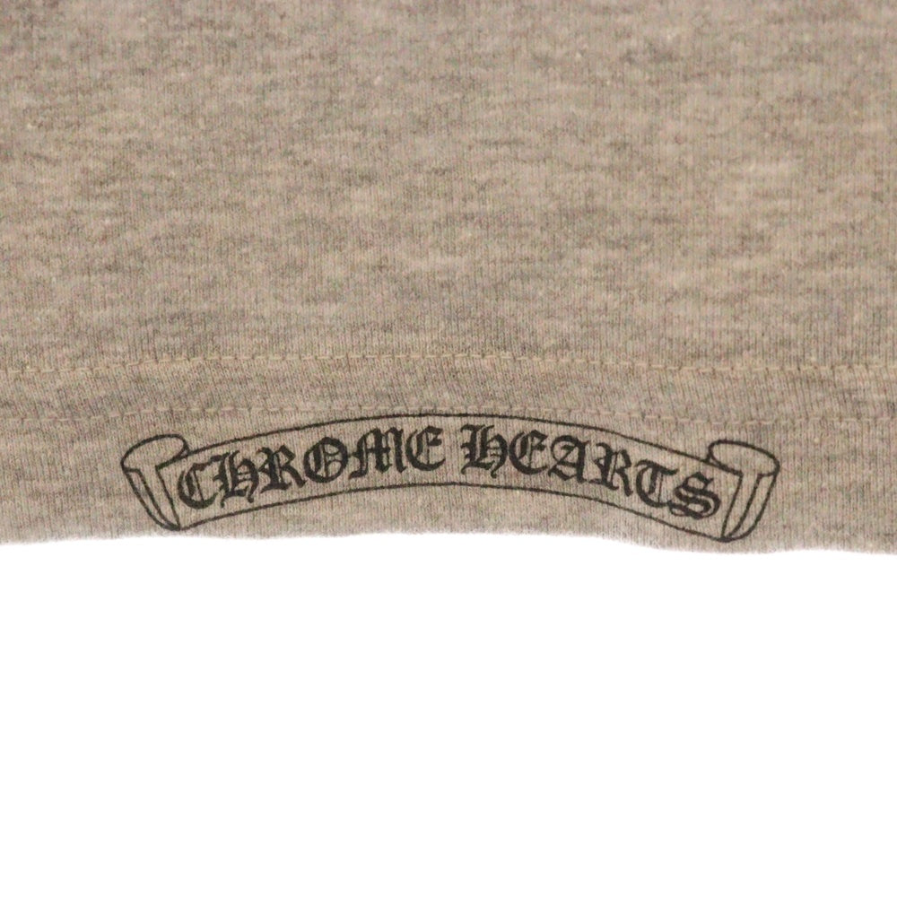 CHROME HEARTS(クロムハーツ) ラグランスリーブアームロゴ長袖カットソー グレー