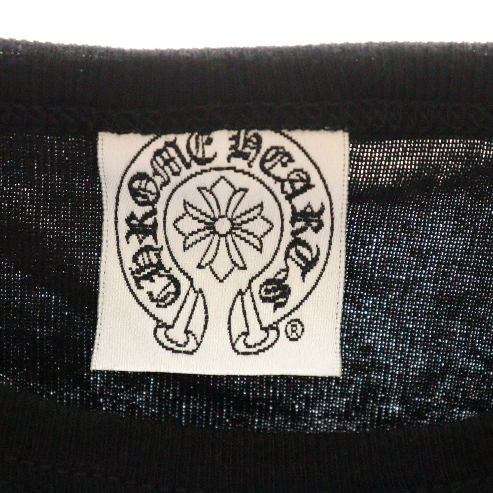 CHROME HEARTS(クロムハーツ) CH L/S /1 アームプリント ロングスリーブカットソー 長袖Tシャツ ブラック