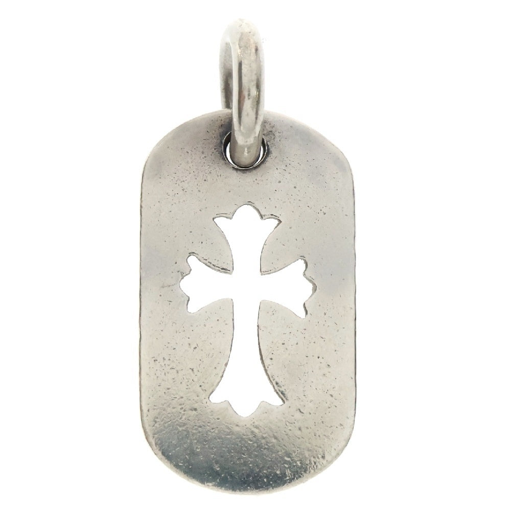 CHROME HEARTS(クロムハーツ) D TAG SML CO CRS カットアウトクロスドッグタグ スモール ペンダントトップ シルバー BCA242