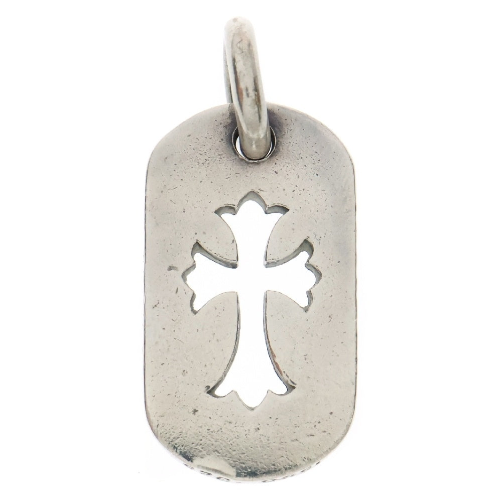 CHROME HEARTS(クロムハーツ) D TAG SML CO CRS カットアウトクロスドッグタグ スモール ペンダントトップ シルバー BCA242
