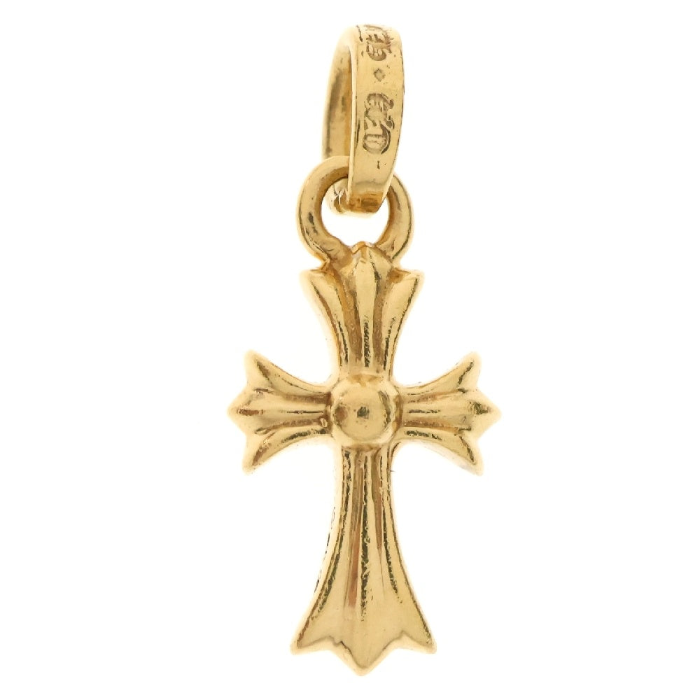 CHROME HEARTS(クロムハーツ) 22K CRS BBYFAT P RUBY ベイビーファット PAVEルビー チャーム ゴールドネックレストップ