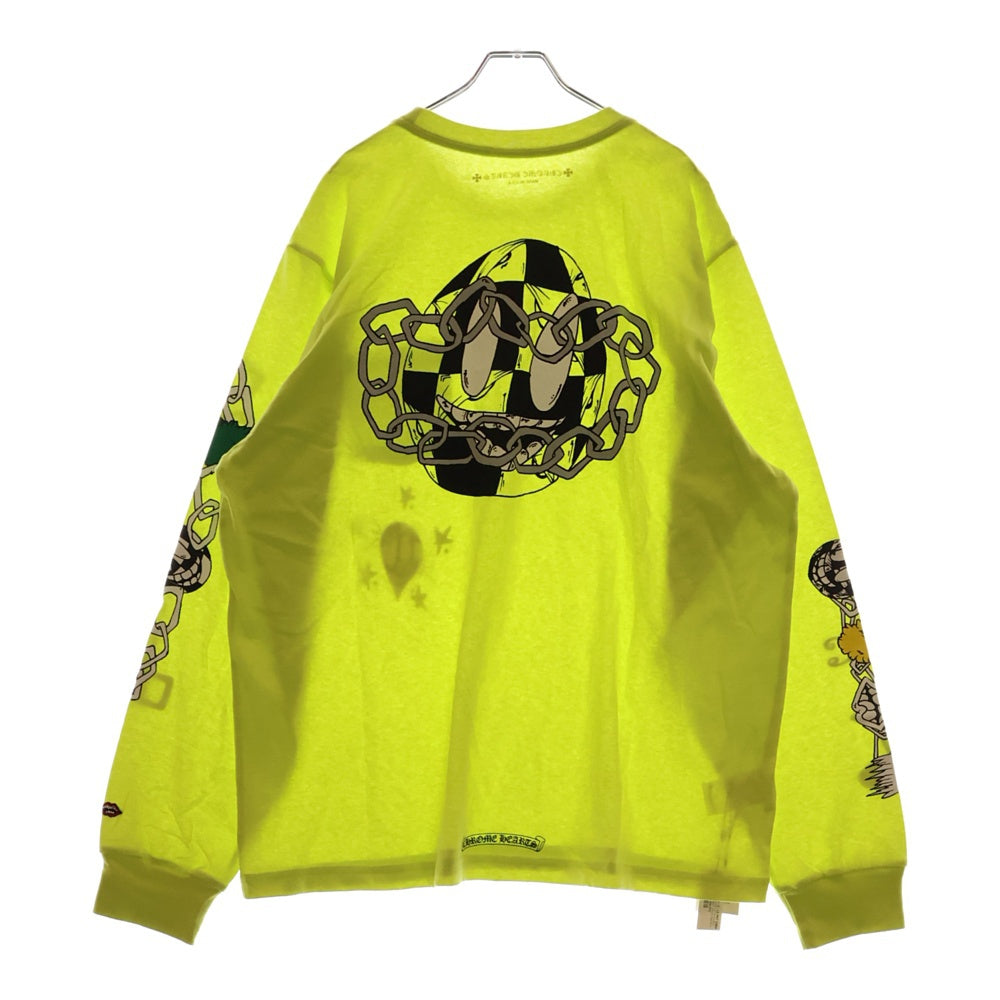 CHROME HEARTS(クロムハーツ) PPO HRDWR GRN LS MATTY BOYプリントハードウェア長袖カットソー イエロー