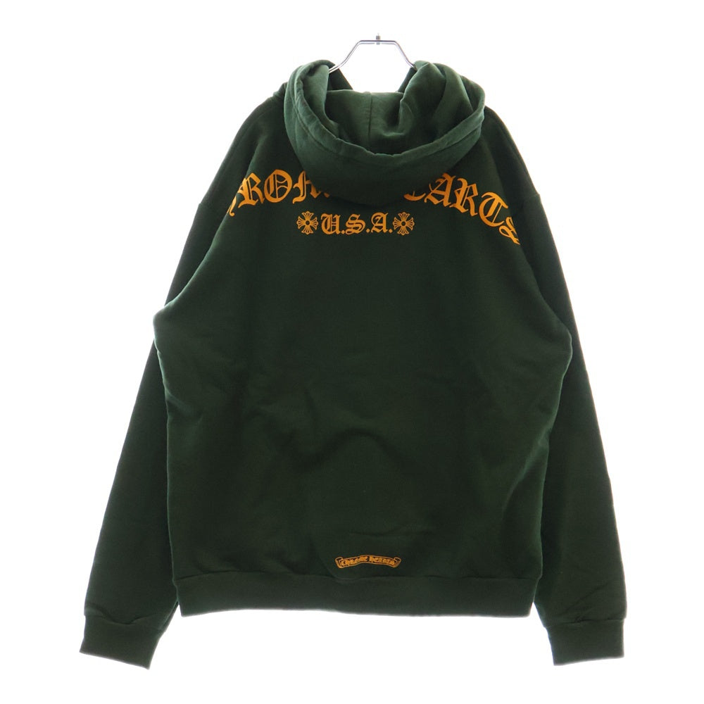 CHROME HEARTS(クロムハーツ) SWTSHRT PLVR バックアーチロゴプリントパーカー