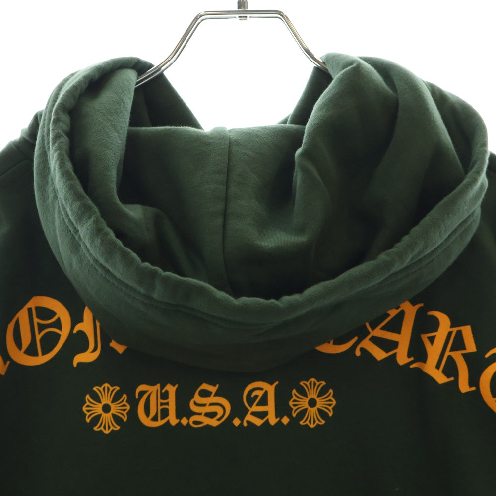 CHROME HEARTS(クロムハーツ) SWTSHRT PLVR バックアーチロゴプリントパーカー