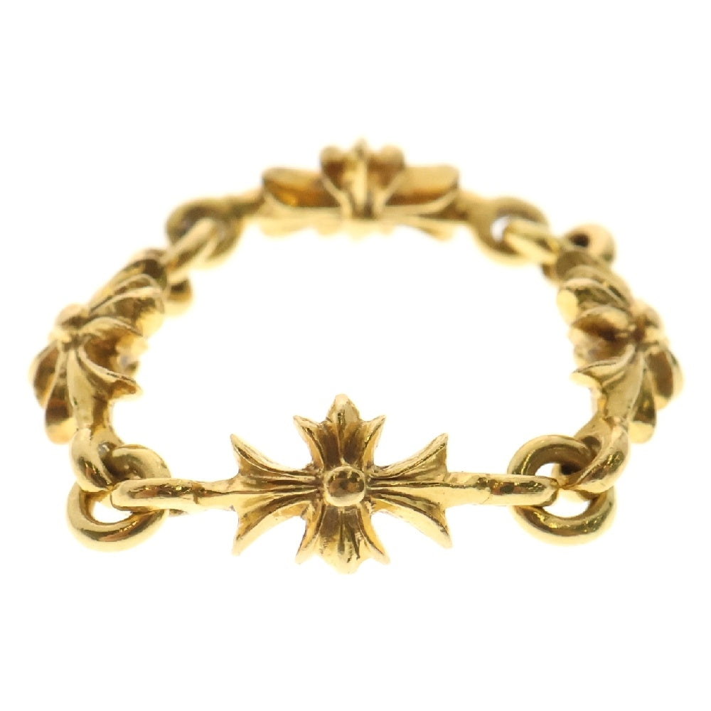 CHROME HEARTS(クロムハーツ) 22K RING TNY E CH PLS タイニーE CHプラスリング ゴールド