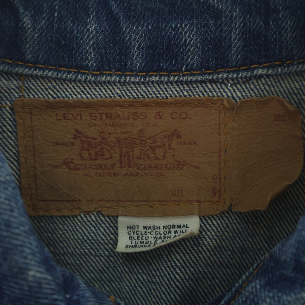 Levi's(リーバイス) 60s VINTAGE 70505 4th BIG E ボタン裏刻印526 デニム トラッカージャケット インディゴ