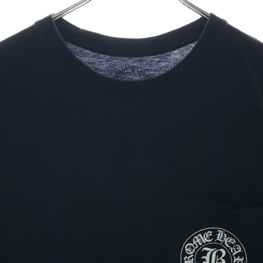 CHROME HEARTS(クロムハーツ) バックベラハディッドホースシュープリント 半袖カットソーTシャツ