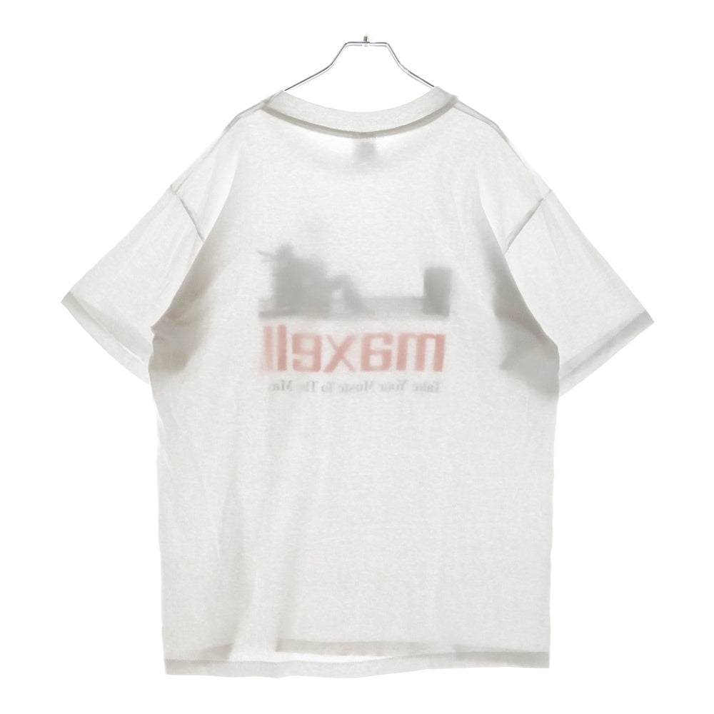 VINTAGE(ヴィンテージ) 90's anvil maxell Take Your Music To The Max マクセル 半袖プリントTシャツ カットソー ホワイト