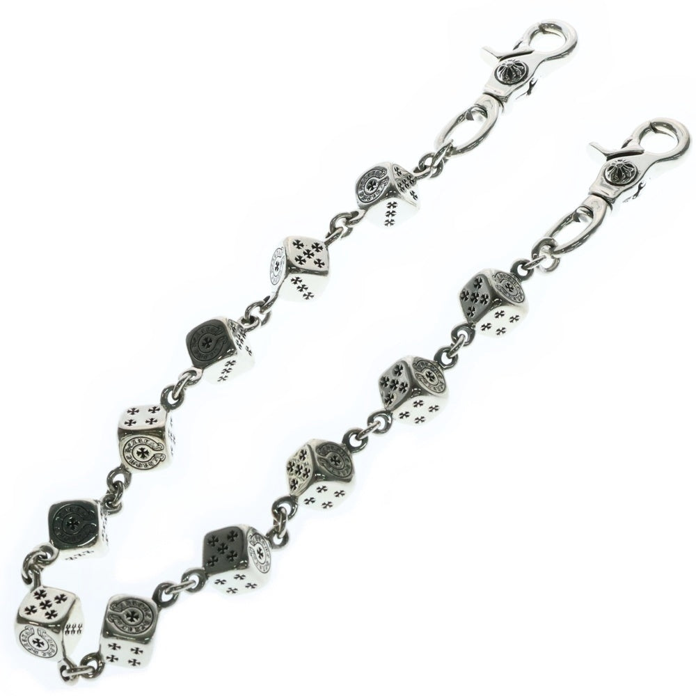 CHROME HEARTS(クロムハーツ) DICE LINK-2 2クリップダイス シルバーウォレットチェーン