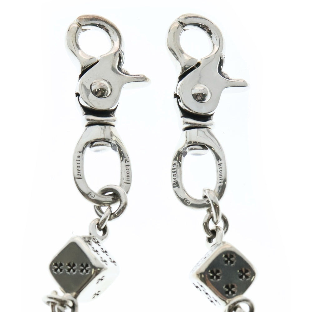CHROME HEARTS(クロムハーツ) DICE LINK-2 2クリップダイス シルバーウォレットチェーン