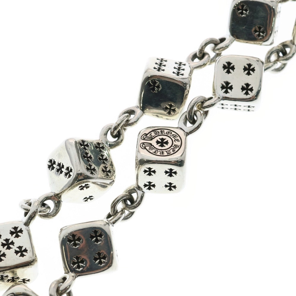 CHROME HEARTS(クロムハーツ) DICE LINK-2 2クリップダイス シルバーウォレットチェーン