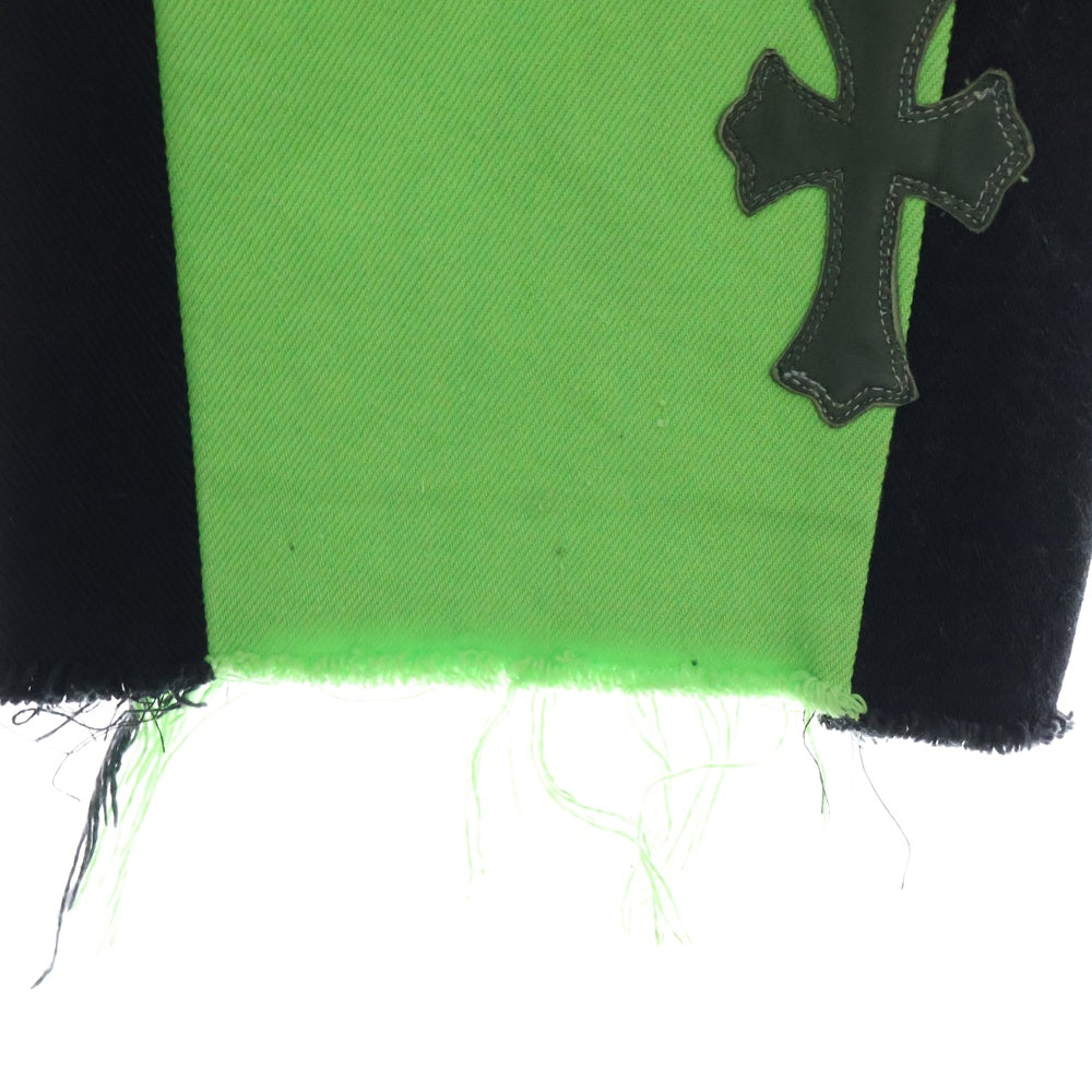 CHROME HEARTS(クロムハーツ) ×GALLERY DEPT クロスパッチ501デニムパンツ グリーン