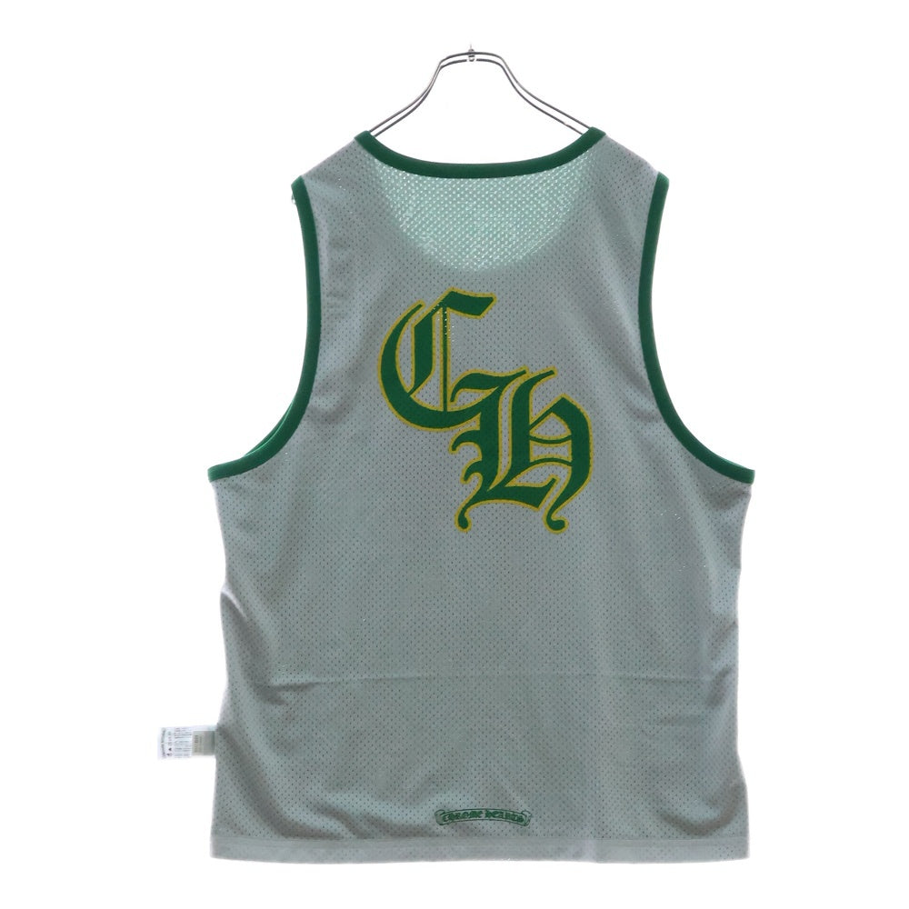 CHROME HEARTS(クロムハーツ) MESH WARM UP JERSEY リバーシブルCHロゴプリントメッシュタンクトップ