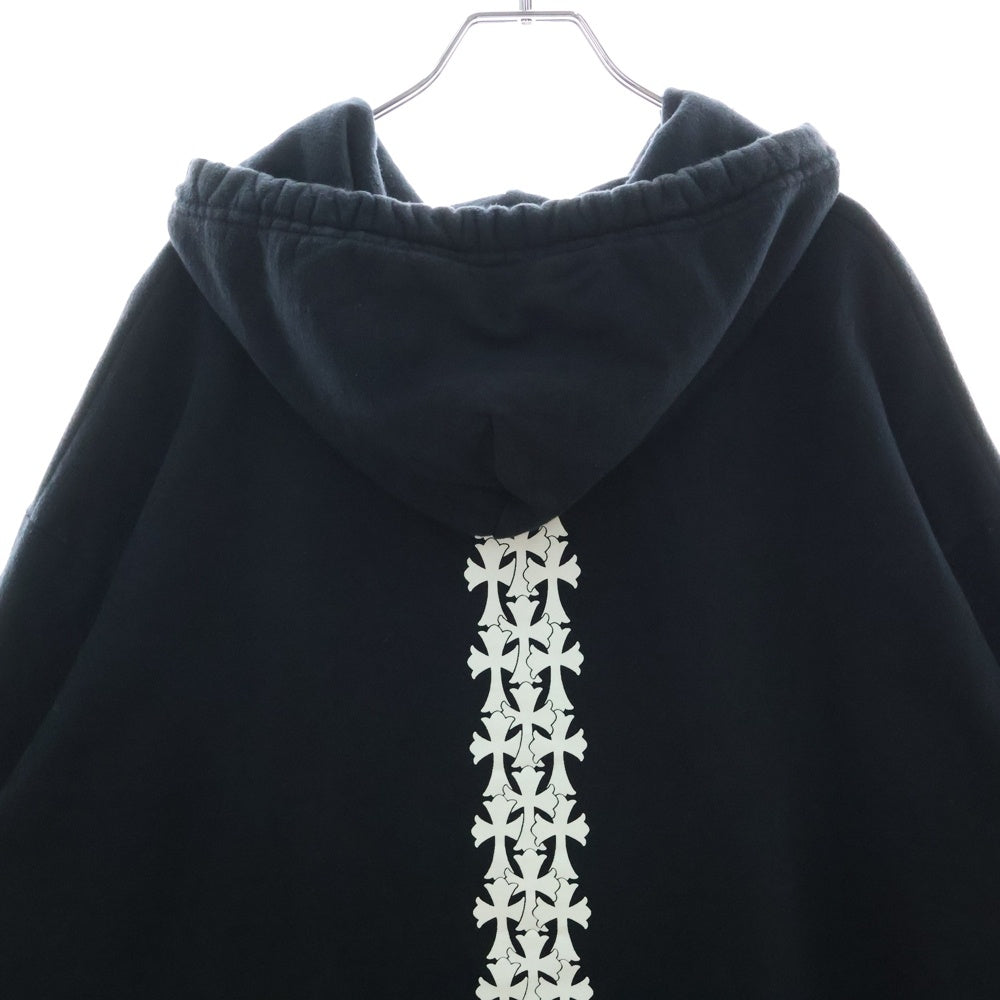 CHROME HEARTS(クロムハーツ) SWTSHRT PLV セメタリークロスプリントパーカー