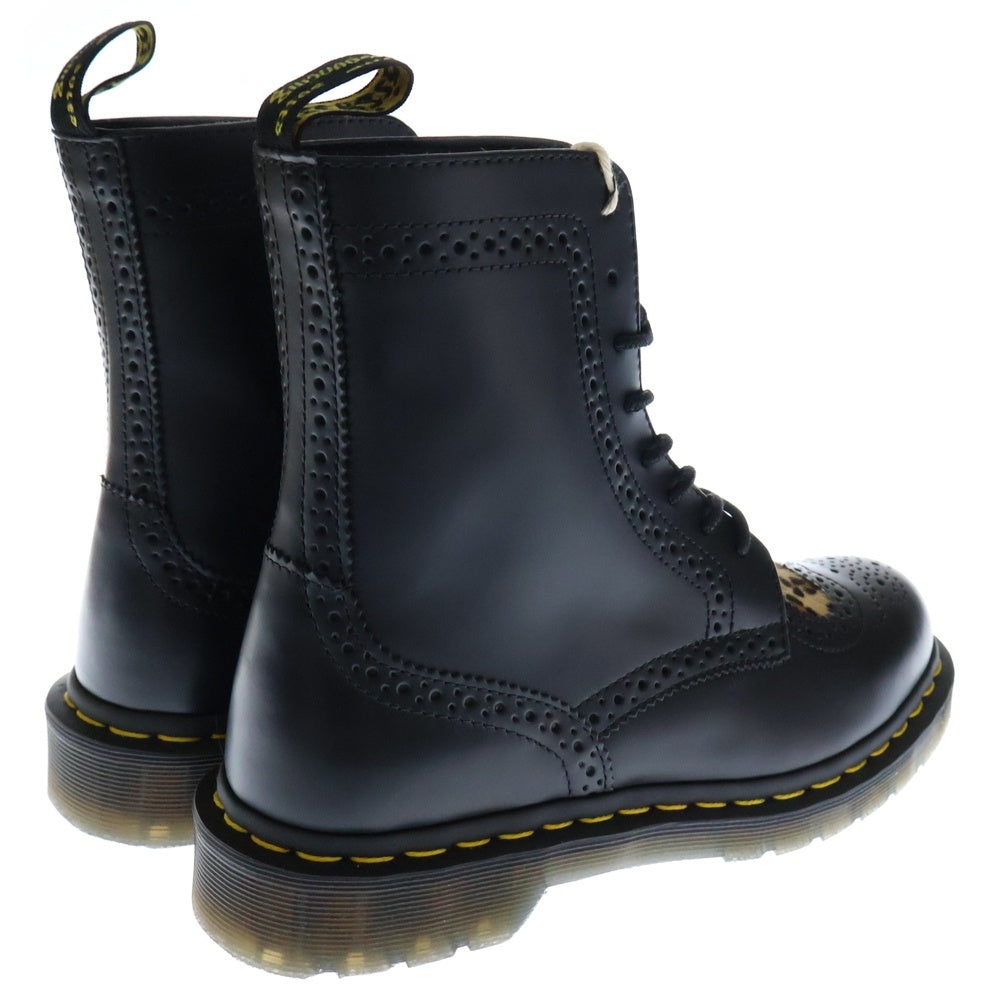 Dr.Martens(ドクターマーチン) BENTLEY II HRT BLACK レオパード レースアップ ハイカットブーツ シューズ レディース 23799001 ブラック