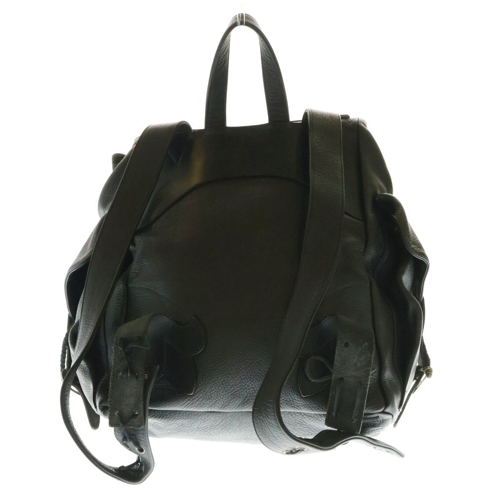 CHROME HEARTS(クロムハーツ) BACKPACK CH CROSS-L ラージバックパック CHクロス付きガンスリンガーストラップレザーバックパック ブラック