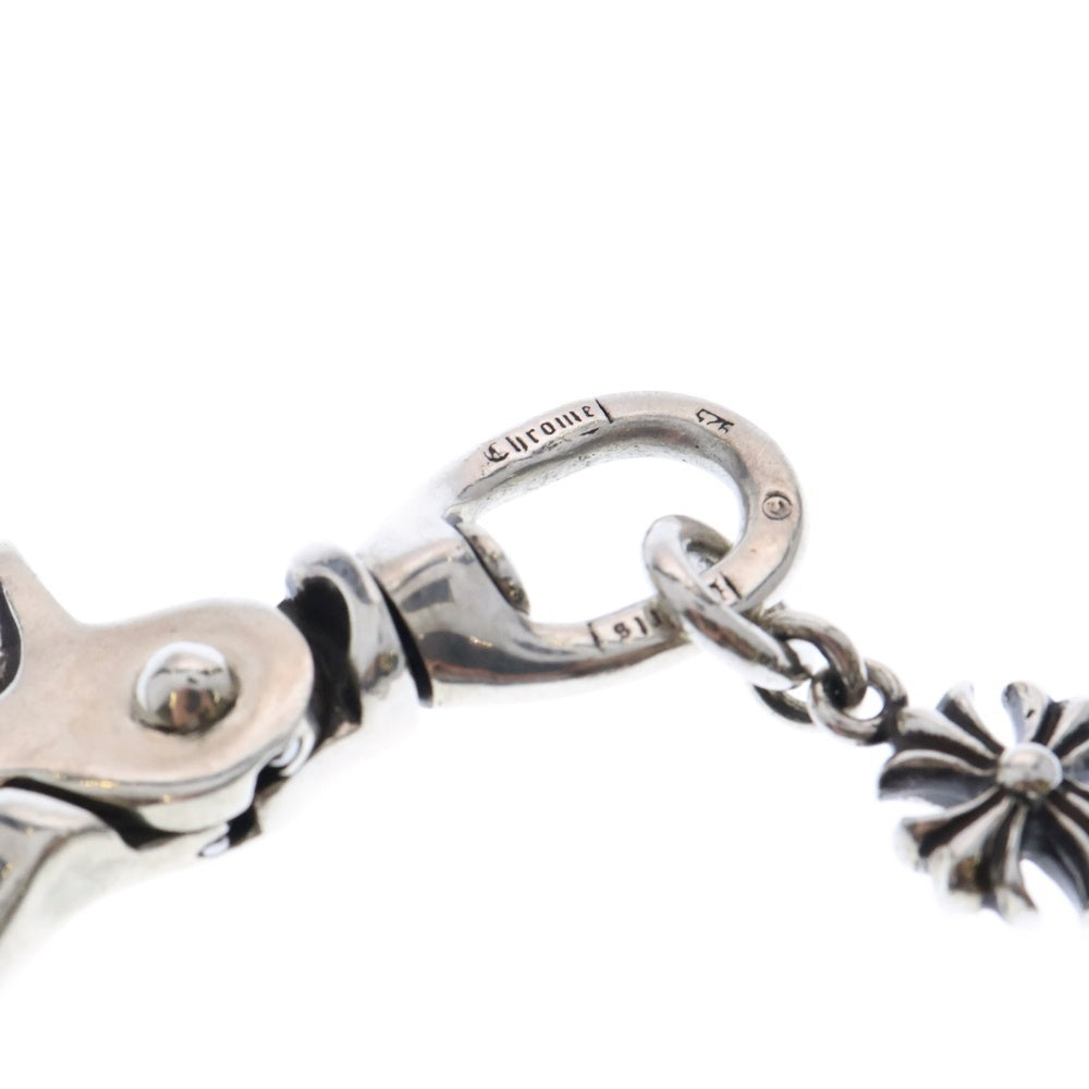 CHROME HEARTS(クロムハーツ) 4C CROSS LONG-T FUCK YOU 1クリップカットアウトCHプラス ファックユー シルバーウォレットチェーン