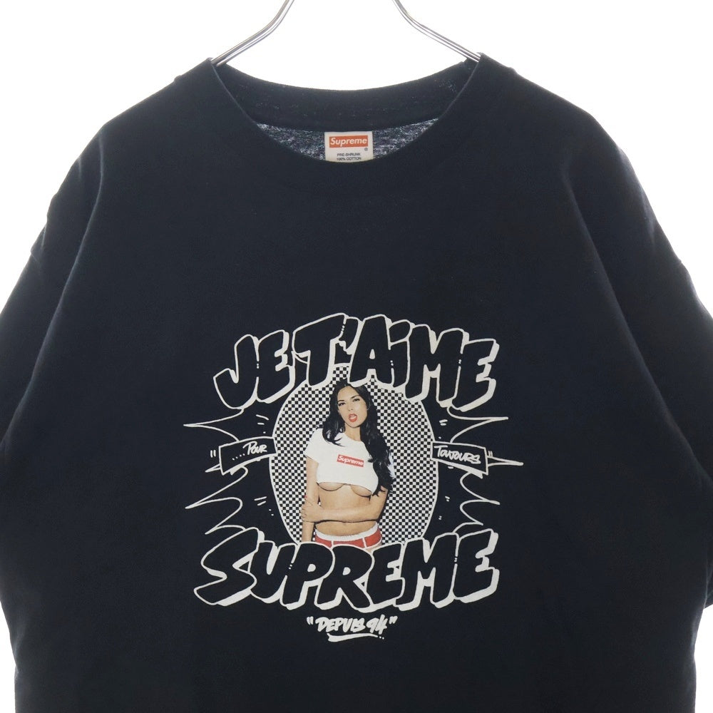 SUPREME(シュプリーム) 07AW Tera Patrick Jet Aime 半袖カットソー Tシャツ ブラック
